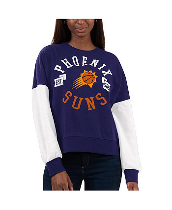 Женский пуловер фиолетово-белого цвета Phoenix Suns Team Pride G-III