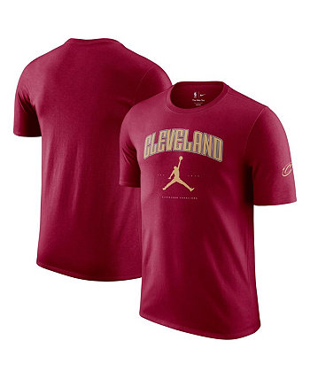 Men's and Women's Wine Cleveland Cavaliers Essential Cities T-Shirt Jordan