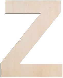 MGTECH 12 Inch Large Wooden Letter A, 1/4 in Thick Big Wood Letter for Crafts and Wall Decor MGTECH