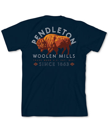 Men's Bison Logo Graphic Short Sleeve T-Shirt Pendleton