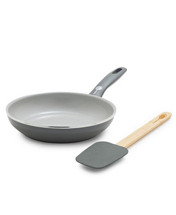 Dover Ceramic Nonstick 8" Frypan with Spatula Greenpan