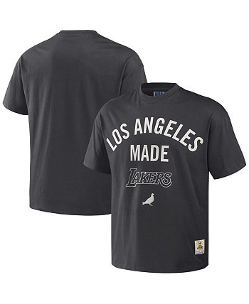 Мужская футболка оверсайз NBA x Anthracite Los Angeles Lakers Heavyweight Staple