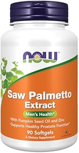 NOW Foods Supplements, Saw Palmetto Extract with Pumpkin Seed Oil and Zinc, Men's Health*, 90 Softgels (Мягкие капсулы) NOW Foods