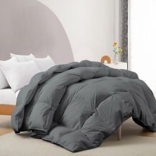 Unikome Fluffy Lightweight Down Duvet Insert, Cotton Cover, All Season Goose Down Bed Comforter UNIKOME