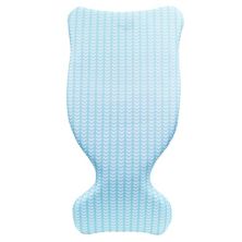 COMFY FLOATS Single Person Saddle Pool Float Lounger, Blue with Chevron Pattern Comfy Floats