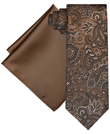 Мужской комплект с галстуком и нагрудным платком оттенка "пейсли" Steve Harvey