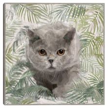 Master Piece Island Kitties I Framed Canvas Print Master Piece