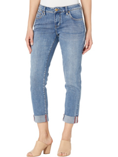 Джинсовые джинсы с перекрестными штрихами Carter Girlfriend Jag Jeans