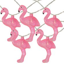10-Count Pink Flamingo String Lights - Warm White Christmas Central