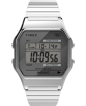 Часы Unisex Lab Archive серебристого цвета из нержавеющей стали с браслетом 34 мм Timex Boutique
