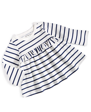 Рубашка в полоску с рюшами для маленьких девочек, созданная для Macy's First Impressions