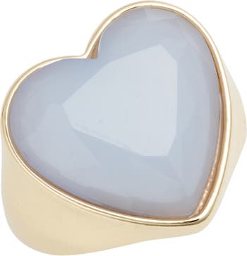Коктейльное кольцо "Сердце" OPEN EDIT