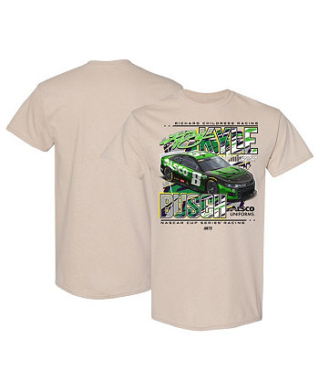 Мужская кремовая футболка Kyle Busch Alsco Uniforms Richard Childress Racing Team Collection