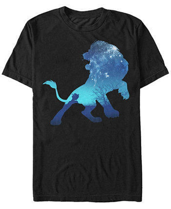 Мужская футболка с коротким рукавом Disney Simba Sky Silhouette Lion King