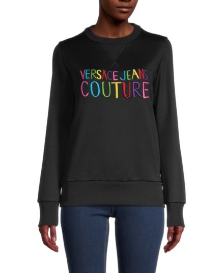 Толстовка с логотипом Versace Jeans Couture