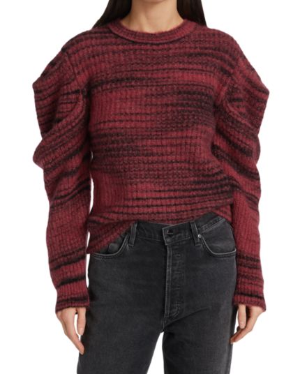 Свитер с круглым вырезом космической окраски 360 Sweater
