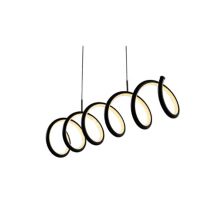 Ali Dimmable Adjustable Integrated Led Metal Linear Pendant Jonathan Y Designs