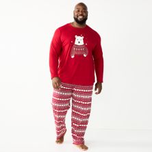 Big & Tall Jammies For Your Families® Christmas Spirit Top & Pants Pajama Set Jammies For Your Families