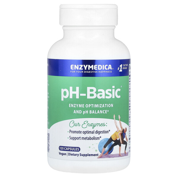 pH-Basic - 120 капсул - Enzymedica Enzymedica