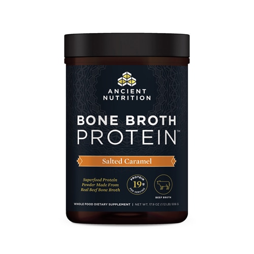 Beef Bone Broth Protein™ Salted Caramel -- 17.8 oz (Унции) Ancient Nutrition