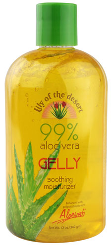 Lily of the Desert Gelly Aloe Vera Gelly Успокаивающее увлажняющее средство -- 12 жидких унций Lily of the Desert