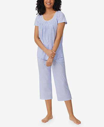 Женский пижамный комплект из 2 предметов с короткими рукавами-капри ARIA