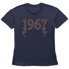 Женская футболка Fifth Sun 1967 Electric с рваным текстом и короткими рукавами с рисунком FIFTH SUN
