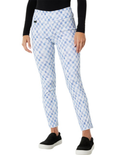 Geo Houndstooth Jacquard Ankle Pants Lisette L Montreal