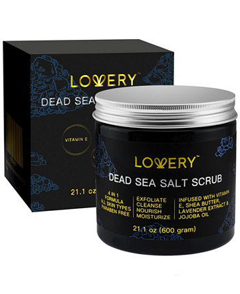 Отшелушивающий скраб с солью Мертвого моря Lovery