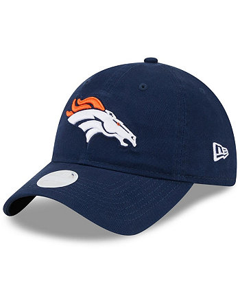 Women's Navy Denver Broncos Main Core Classic 2.0 9TWENTY Adjustable Hat New Era