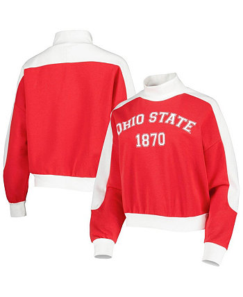 Женская красная спортивная толстовка с пуловером из штата Огайо Gameday Couture
