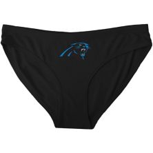 Женские трусики Concepts Sport Black Carolina Panthers с однотонным логотипом Unbranded