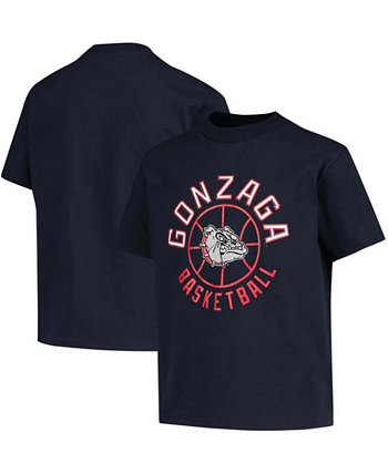 Темно-синяя баскетбольная футболка для мальчиков и девочек Gonzaga Bulldogs Champion