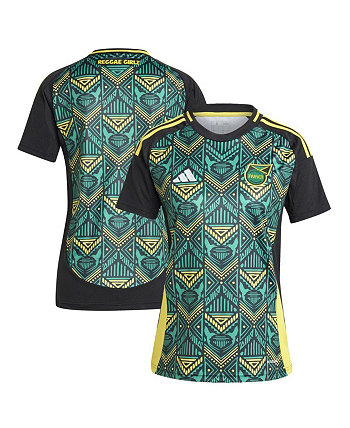 Women's Black Jamaica National Team 2024 Away Replica Jersey Adidas