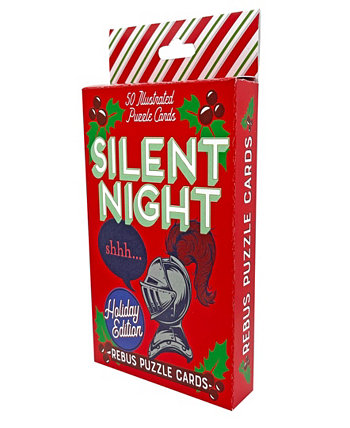 Holly Jolly - Silent Night Rebus Puzzle Cards Project Genius