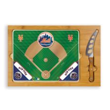 Подарочный набор прямоугольной разделочной доски Picnic Time New York Mets Icon Picnic Time