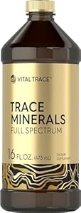 Carlyle Trace Minerals | 16 fl oz | Full Spectrum Minerals Supplement | Vegetarian, Non-GMO and Gluten Free Liquid | by Vital Trace Carlyle