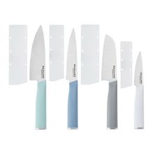 KitchenAid® 4-Piece High-Carbon Stainless Steel Knife Set with Custom-Fit Blade Covers KitchenAid