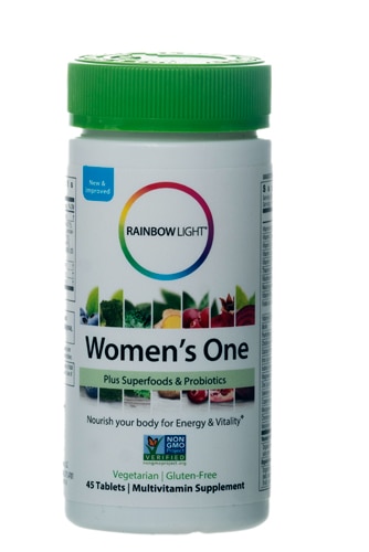 Женские мультивитамины One, 50 вегетарианских таблеток Rainbow Light