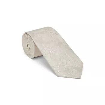 Шелковый галстук с пейсли Brunello Cucinelli