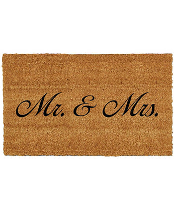 Мистер и миссис Койр/виниловый коврик, 17 x 29 дюймов Home & More