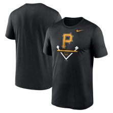 Мужская черная футболка Nike Pittsburgh Pirates Icon Legend Nitro USA