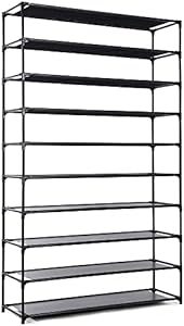 Shoe Rack -Premium Non-Woven Shoe Storage, Shoe Organizer for Closet, Entryway, Garage & Hallway, Sturdy & Durable Shoe Rack Shelf HODYANN