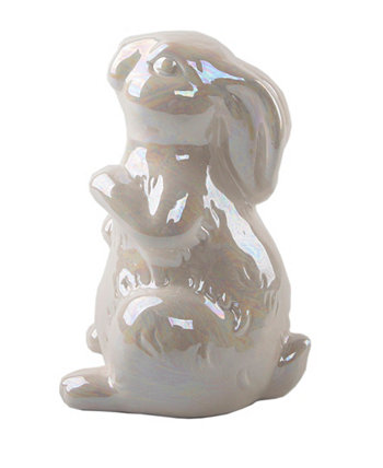 Жемчужный керамический кролик, 7,25 дюйма FLORA BUNDA