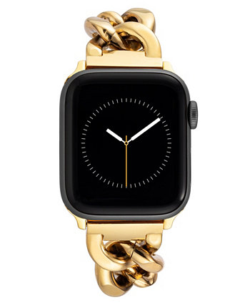 Женский браслет-цепочка из золотистого сплава, совместимый с Apple Watch диаметром 38/40/41 мм Anne Klein