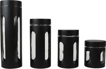 Stainless Steel Container 4-Piece Set HOME BASICS