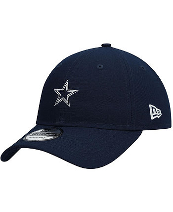 Мужская темно-синяя регулируемая шляпа Dallas Cowboys 9TWENTY New Era