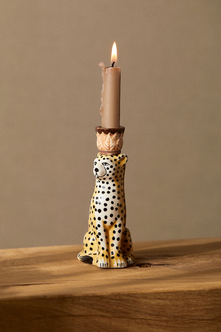 Cheetah Candlestick H&M