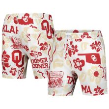 Men's Wes & Willy  White Oklahoma Sooners Vault Tech Swimming Trunks Unbranded