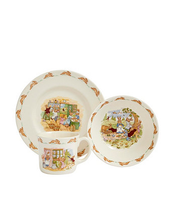 Детская миска, тарелка и кружка Bunnykins, набор из 3 предметов Royal Doulton